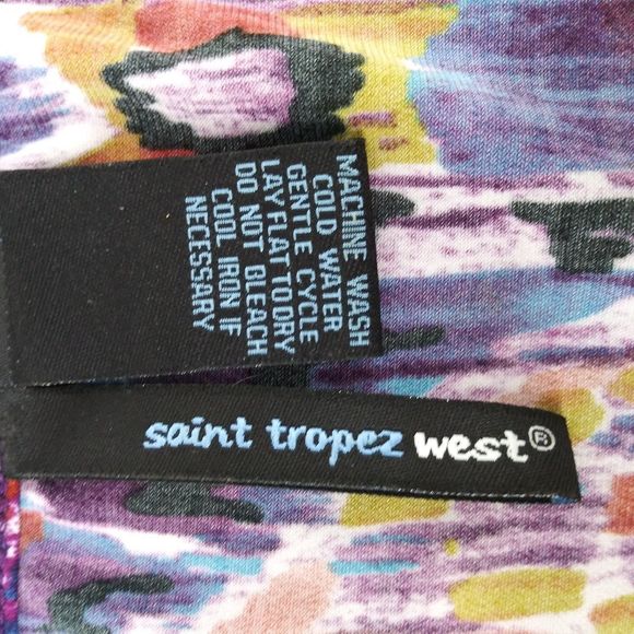 Saint Topez West Shirt Womens Medium Purple Sleeveless Blouse - Picture 4 of 6